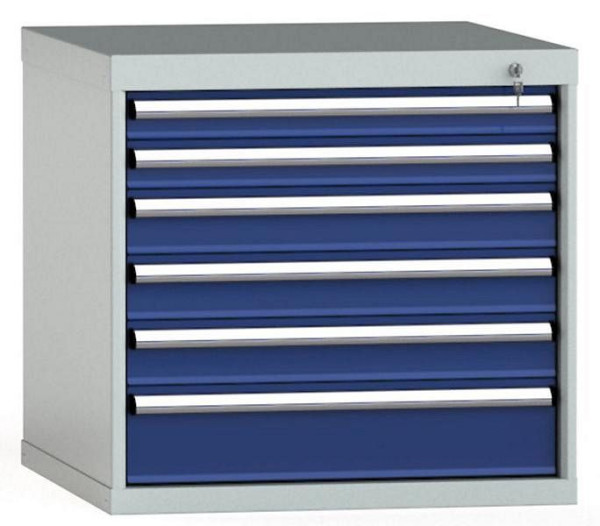 KLW Schubladenschrank 700 x 725 x 750 mm H x B x T, Einbaumaß: 600 mm, Einteilung: 36x36 Einheiten, VU / 200 kg, SGB0700-06UP-001