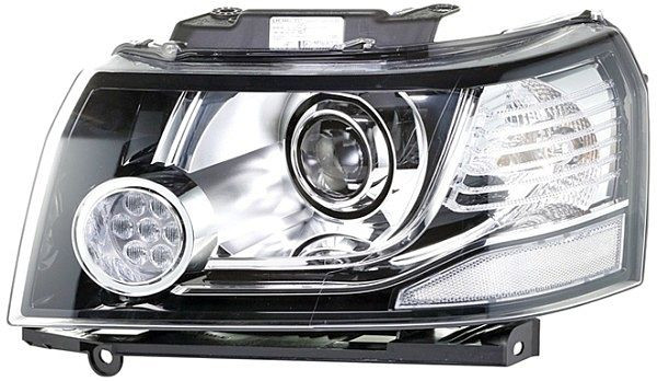 HELLA Halogen/LED-Hauptscheinwerfer, für u.a. Land Rover Freelander 2 (L359), ECE, für Linksverkehr, rechts, 1LJ 354 813-141