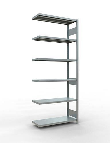 Schulte Fachbodenregal, Anbaufeld, 6 Lagerebenen, Fachlast 250 kg, 1006 x 436 x 2500 mm, 278814