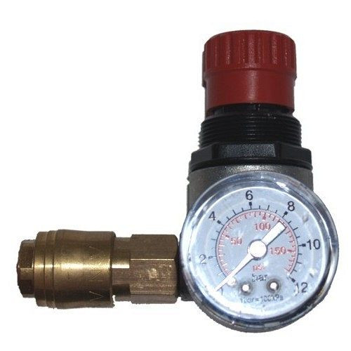 AEROTEC Druckregler - 1x 1/4 Zoll IG mit Manometer, 9051081-PS