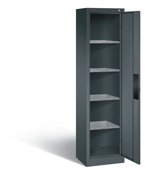C+P Werkzeugschrank Acurado, H1950xB502xT400mm, Farbe: Anthrazitgrau, Muldengriff, 8900-052 S10091