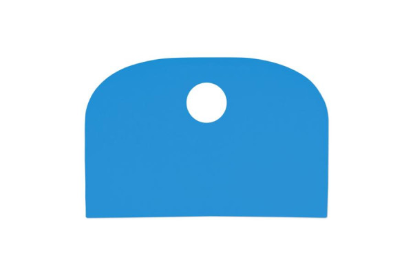 Schneider Schlesinger / Schaber flexibel, Größe: 148 x 99 mm, LDPE blau, 227247