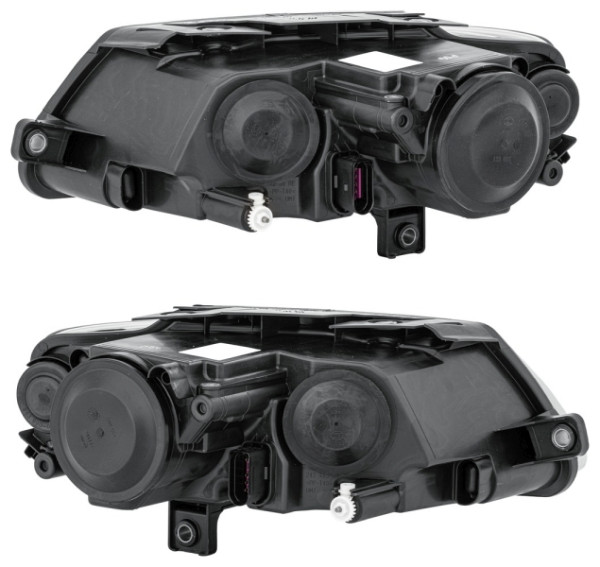 HELLA DE/Halogen-Hauptscheinwerfersatz, 12V, Optischer Eindruck: schwarz, Referenzzahl: 25, ECE, glasklar, links/rechts, Set, 1EL 247 014-831