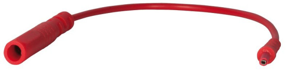 SW-Stahl Prüfkabel Buchse ø 2,3 mm, rot, 190 mm, 32225L-5