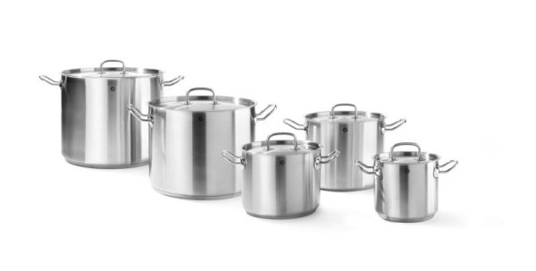 Hendi Kochtopf hoch mit Deckel, Kitchen line 360mm, 837139
