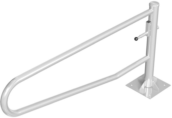 Schake Drehbare Gatterschranke, für Dübel Befestigung, feuerverzinkt, Gesamtbreite: 2000 mm, für Vorhangschloss, 413_201VP