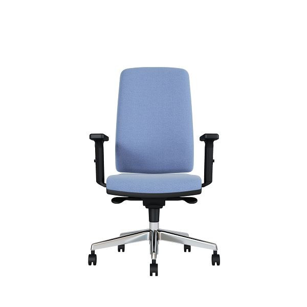 Bisley Bürodrehstuhl Stone, Mit Armlehnen, Aluminiumfußkreuz, TN9601 mineral water, STONEALTN9601