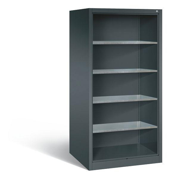 C+P Stahl-Regal Serie 89, H1950xB930xT800mm, Farbe: Anthrazit, 8924-02 S10002