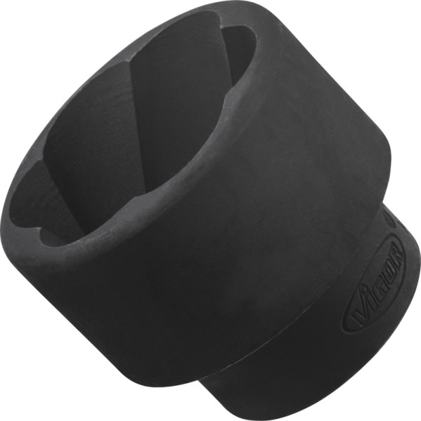 VIGOR Spiralnutenausdreher-Einsatz, Vierkant hohl 12,5 mm (1/2 Zoll), Außen Schraubenausdreher Profil, 32 mm, V3747