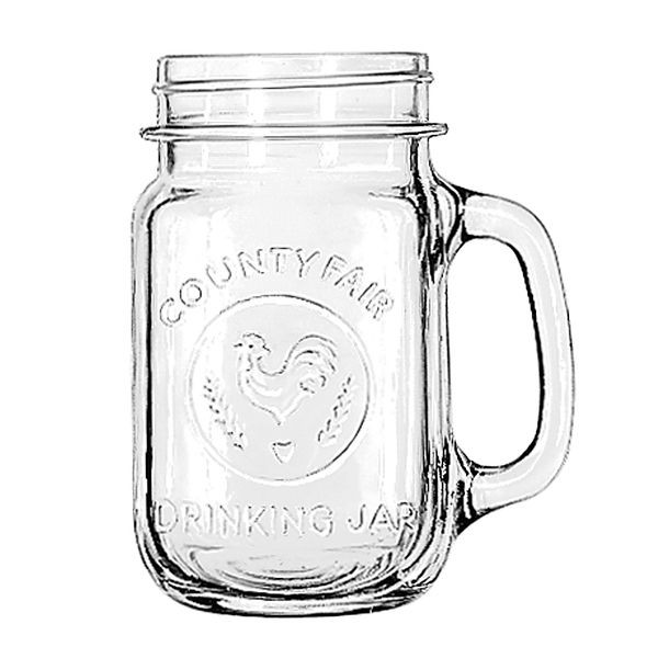 APS LIBBEY Trinkglas "DRINKING JARS", 488 ml, VE: 12 Stück, Deko, 70812