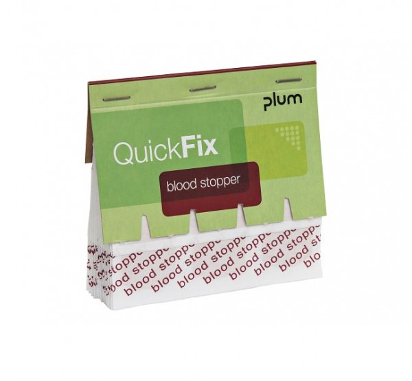 Plum Nachfüllpack QuickFix Blutstopper - mit hämostatischem Effekt 45 Pflaster, 5516