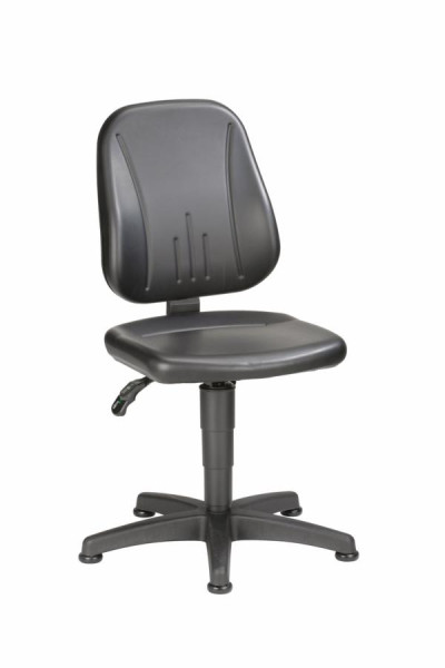 bimos Unitec mit Gleiter und Kunstleder schwarz, Sitzhöhe 440-620 mm, 9650-0551