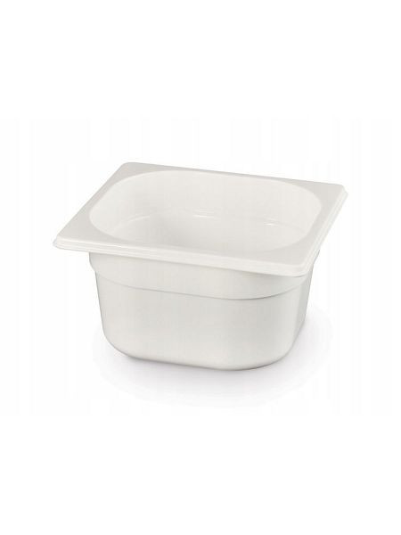 Hendi GN Behälter 1/6, 1 L, LxBxH: 176x162x65 mm, Weiß, 862780
