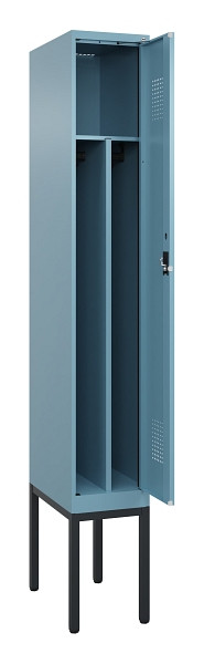 C+P Spind Evolo PLUS, Gestell, 1 Abteile, 2120x300x500mm, 0010/0010, Verschluss Zylinderschloss, 0490307-10F S10048