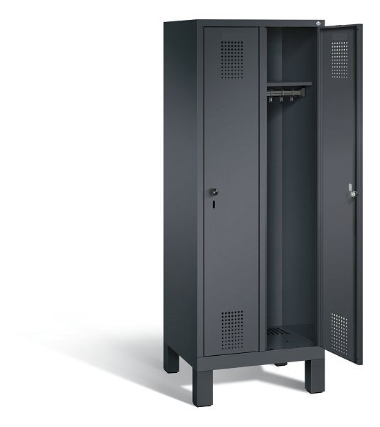 C+P Spind Evolo, H1650xB610xT500mm, Farbe: Schwarzgrau, 480106-20 S10017