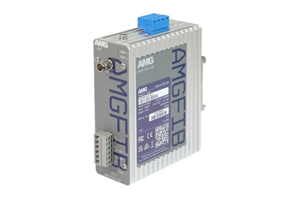 AMG Systems 2x Kontakt in Videorichtung A zu B, 1x Kontaktschluss B zu A, Multimode 1Km, 1 Fiber, 1310nm, ST Verbindung, A-Seite, AMGFIB-3CC-M1A