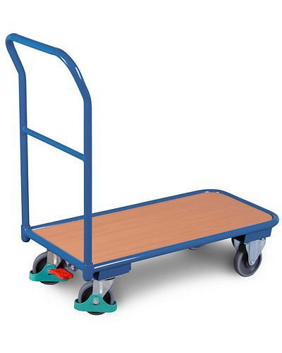 DENIOS Schiebebügelwagen DENIOS classic-line aus Stahl, 1000 x 600 mm, Tragkraft 200 kg, 258200