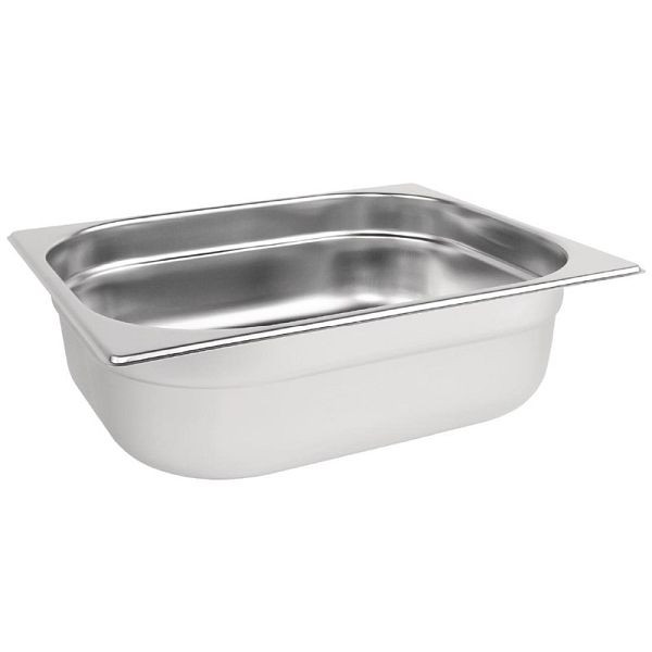 Vogue GN-Behälter Edelstahl 10cm GN1/2, für Kühlschränke, K928