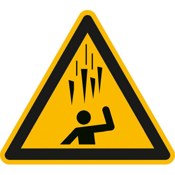 Stein HGS Warnschild, Warnung vor herabfallenden Eiszapfen, 315 mm, 50.a8323