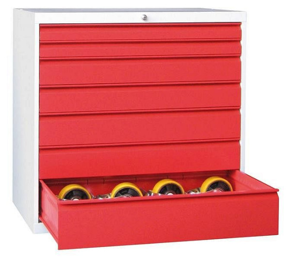 Pavoy Schubladenblock 1000/600/1023, Drehdruckzylinderschloss stark, 6x150, 43456-100-001-910905