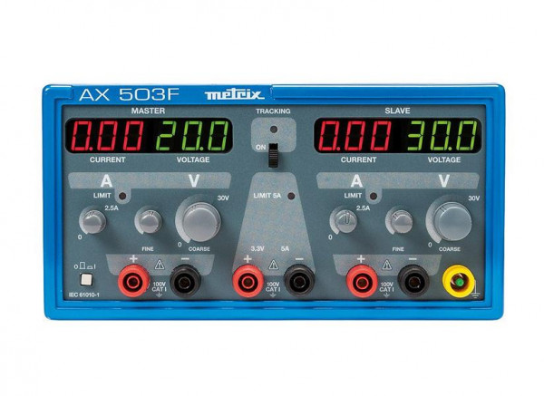 Chauvin Arnoux AX 503F Labornetzgerät, 2x30V / 1 x 3,3V, AX0503F