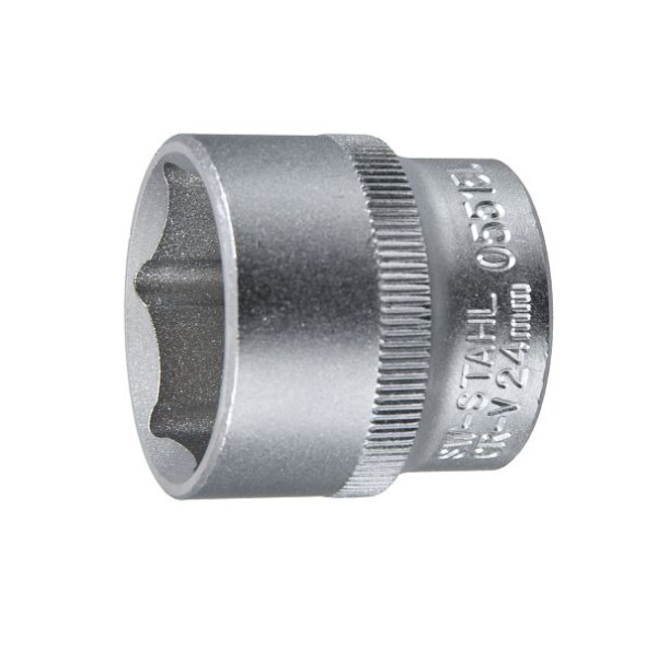 SW-Stahl Steckschlüsseleinsatz, 3/8", 24 mm, 05515L, 4033592007399