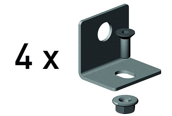 TCS Hohlwandmontageset für UP-Kästen der Außenstationsserien PUK und AVU, ZAU4001-0002