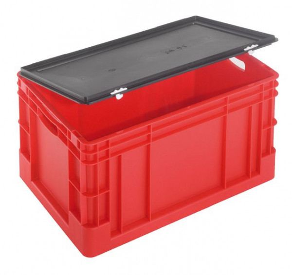 Kappes Verschlussdeckel 600 x 400 mm, schwarz mit Scharnier, 6462.00.7058