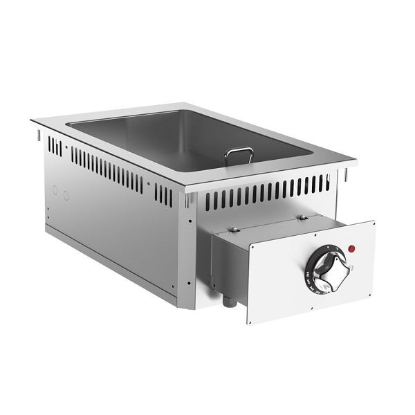 Mareno 700 Drop-in Multiplex-Grillplatte 40cm, Backfläche aus Edelstahl, 170.509
