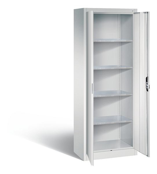 C+P Werkzeugschrank Acurado, H1950xB700xT400mm, Farbe: Lichtgrau, Muldengriff, 8910-00 S10229