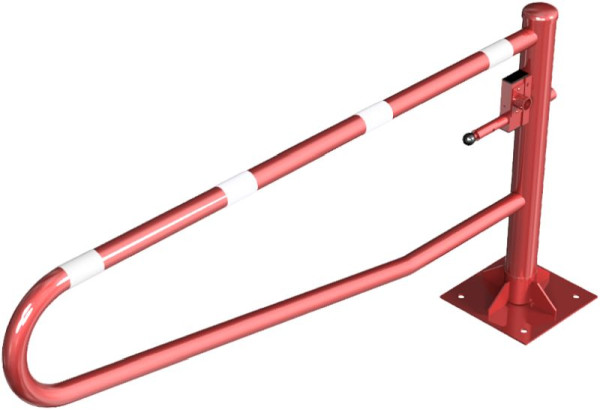 Schake Gatterschranke drehbar 2,00m mit Dreikantverschluss, 413_201FBP