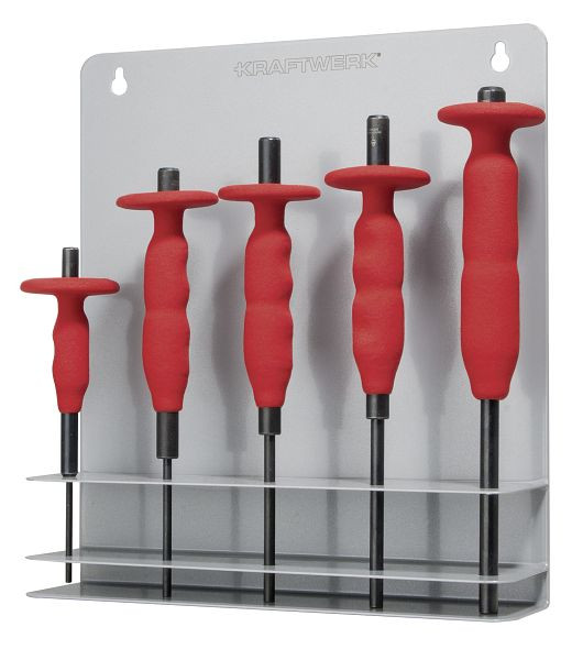 Kraftwerk Durchtreiber mit Handschutz von 3 bis 8 mm 5-teilig, 3360