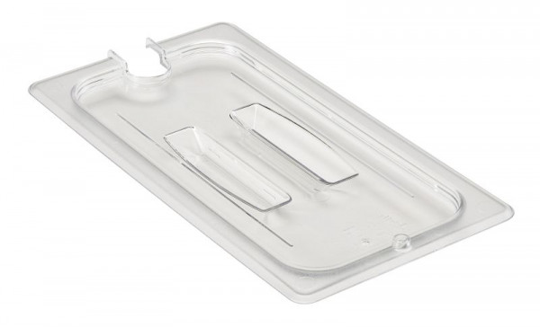 Cambro Camwear® GN-Behälter Deckel GN 1/3 mit Kerbe und Griff, VE: 6 Stück, 30CWCHN135