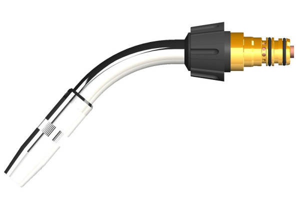 ELMAG Brennerrohr 'COMBI' komplett WT 540XXL 50°, Länge: 495 mm / Höhe: 90 mm, 58315