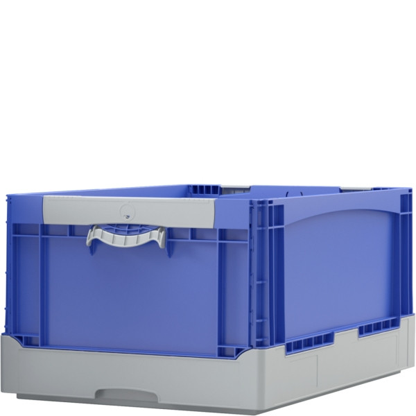 BITO KlappboxEQ 64321LR orange, Liftgriff Rippenboden, 400x320x600mm, 31463