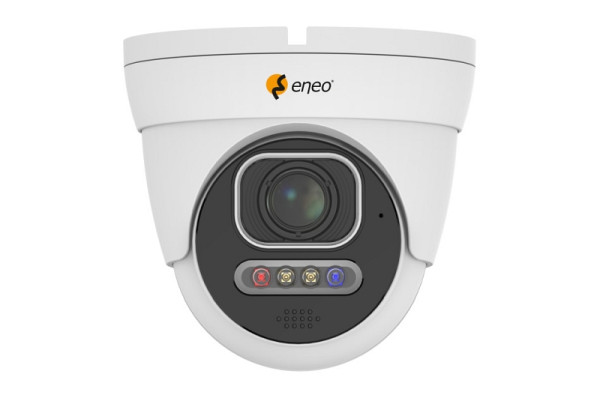eneo IND-58M2812MTA Netzwerk Dome Fix, Turret, 3840x2160, Tag/Nacht, WDR, AI, 2,8-12mm, IR, 12VDC, PoE, IP67, 236667