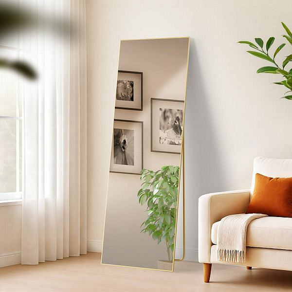 CLP Spiegel Benicia 150x50 cm, gold glanz, 326032, 4255716353742