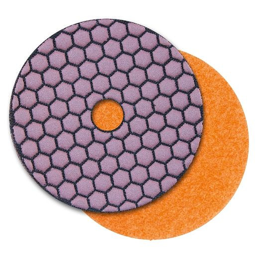 ELMAG DiaProfi-Polierpad Ø100mm, Körnung 200, Klettaufnahme, 62302