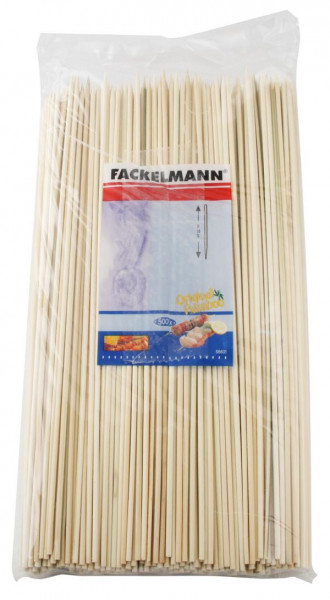 FM Professional Schaschlikspieße 30 cm Bambus, VE: 2500 Stück, 56601