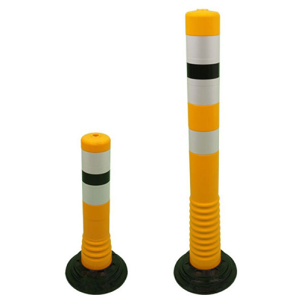 Stein HGS Absperrpfosten -Elasto Gelb- zum Aufkleben, überfahrbar, 450 mm, 12867