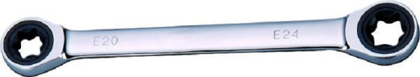 Boxo TX-E-Doppel-Ring-Ratschenschlüssel E20xE24, GWS0-2024