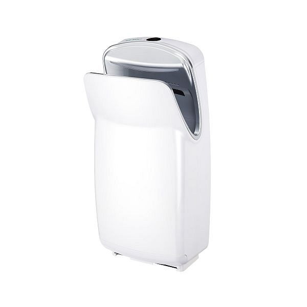 Air Wolf Händetrockner, Serie V, H x B x T: 673 x 334 x 233 mm, ABS weiß, 10-740