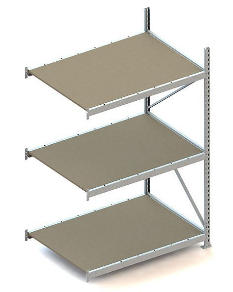 Meta MINI-RACK AR 2200x1400x1050 mm, verzinkt, mit Spanplatten, Bodenanzahl: 3, 20051233