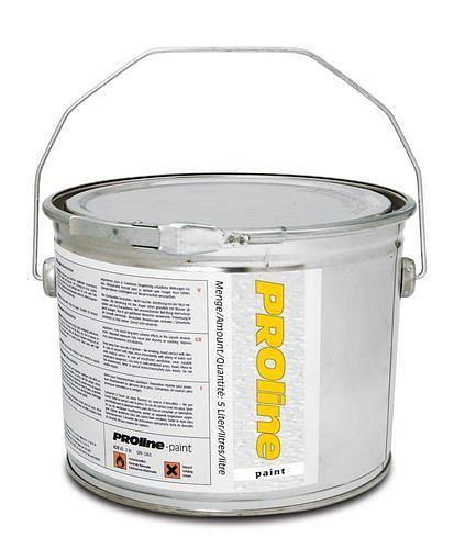 DENIOS PROline-paint Antirutsch-Hallenmarkierfarbe, 5 Liter für ca. 20 qm, gelb, VE: 5 Liter, 233403
