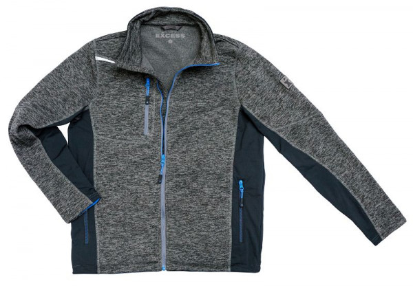 Excess Sweatjacke Activ Pro schwarz-melange, Größe: L, 219-2-41-1-BLM-L