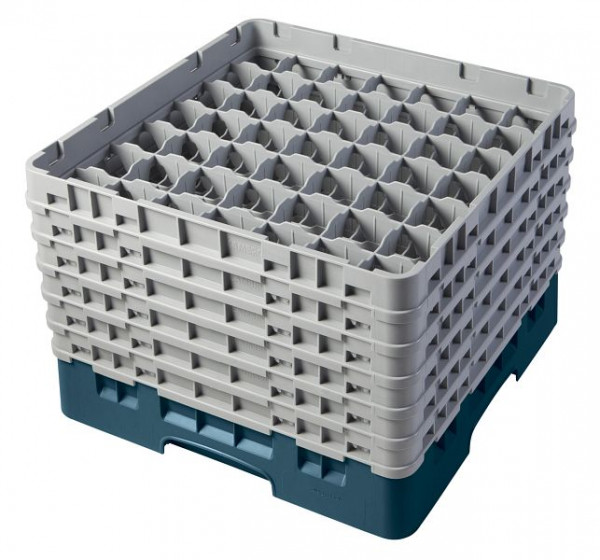 Cambro Spülkorb mit 49 Fächer Camrack® 29,8 cm Türkis, 49S1114414