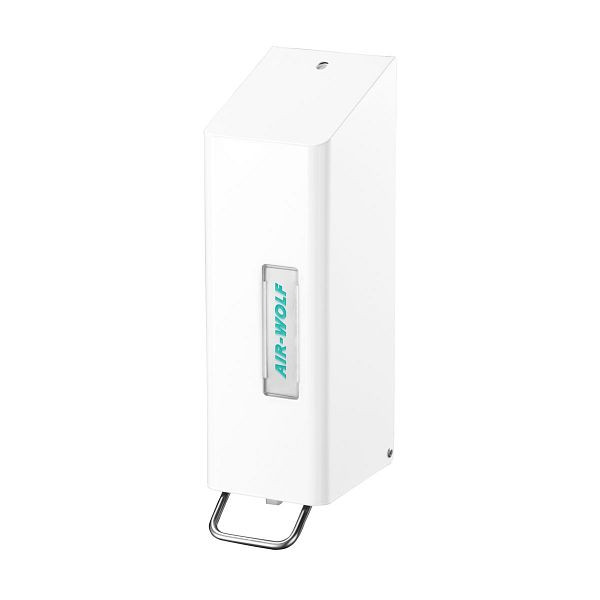 Air Wolf Seifen- und Desinfektionsmittelspender, Wandmontage, Weiß, 1.200 ml, Edelstahl, Serie Omega, 29-402