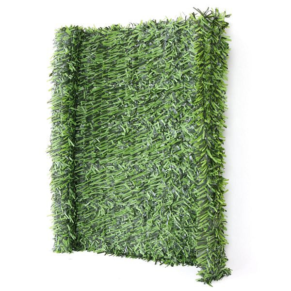 Mendler Balkonsichtschutz N77, Sichtschutz Windschutz Verkleidung für Balkon Terrasse Zaun, 500x150cm Tanne hell, 79295