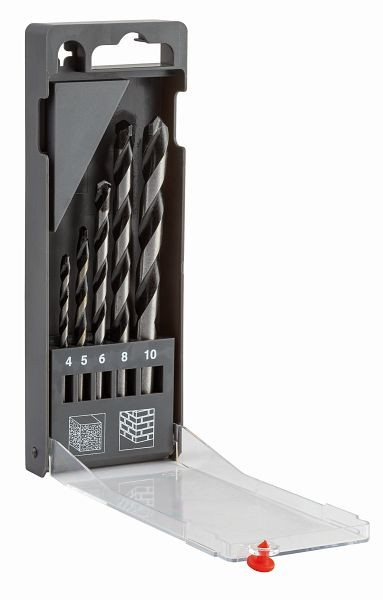Bahco Steinbohrer-Satz, enthält: 4, 5, 6, 8, 10 mm, 5-teilig, 4643-PB