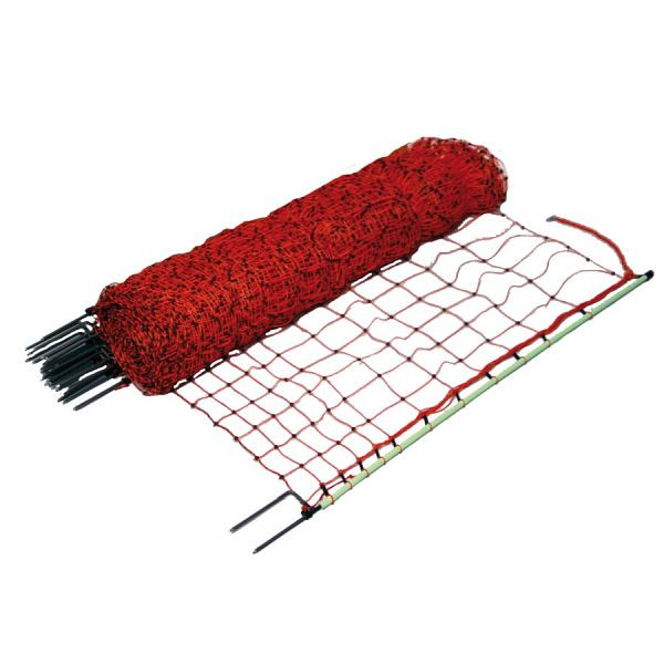 Growi Euronetz für Geflügel, 112 cm Höhe, 50 m Länge, mit Doppelspitze, 10051730